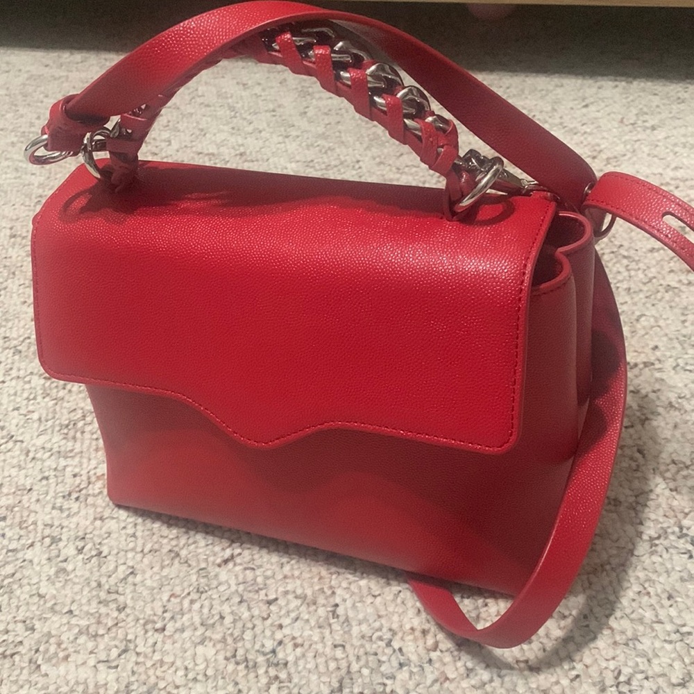Rebecca Minkoff Whip Chain Top Handle Crossbody Bag Color Valentine